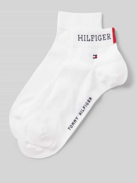 Zdjęcie produktu Skarpety z detalem z logo w zestawie 2 szt. Tommy Hilfiger Biały