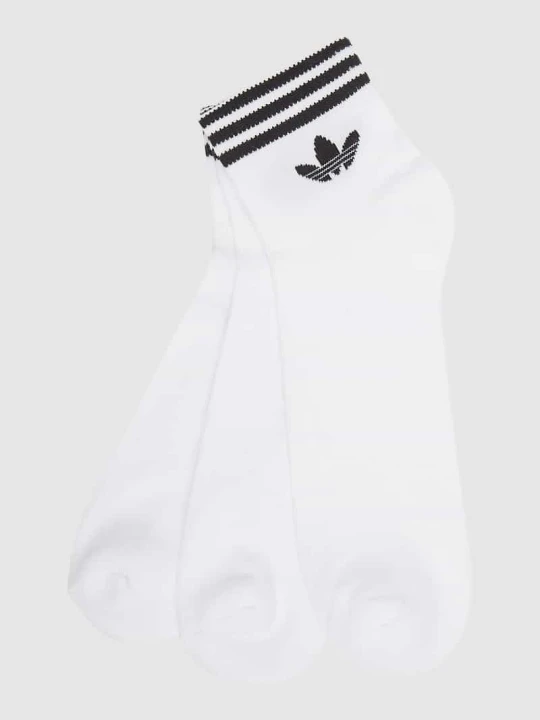 Zdjęcie produktu Skarpety z detalem z logo w zestaw 3 szt. adidas Originals Biały