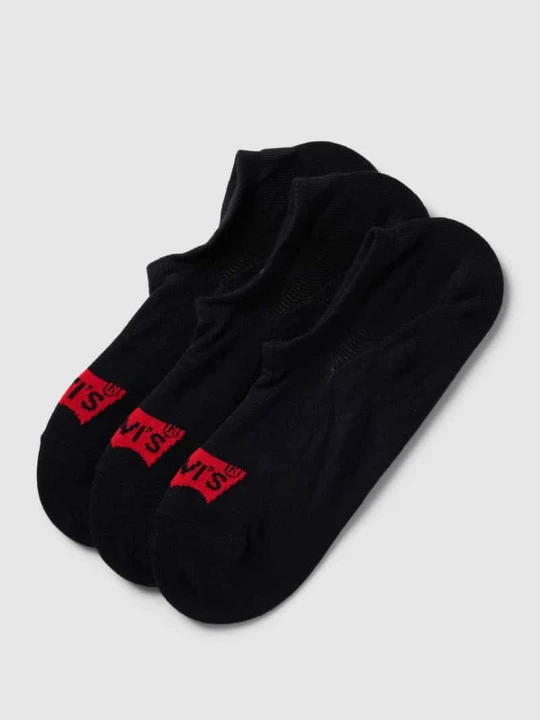 Zdjęcie produktu Stopki z detal z logo model 'BATWING' w zestaw 3 szt. Levi's Czarny