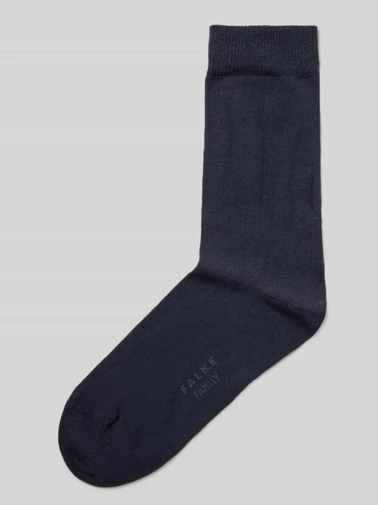 Zdjęcie produktu Skarpety z napisem z logo model ‘FAMILY’ Falke Granatowy