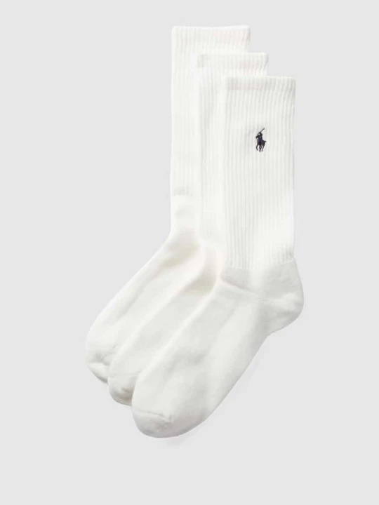 Zdjęcie produktu Skarpety z dodatkiem streczu w zestawie 3 szt. Polo Ralph Lauren Biały