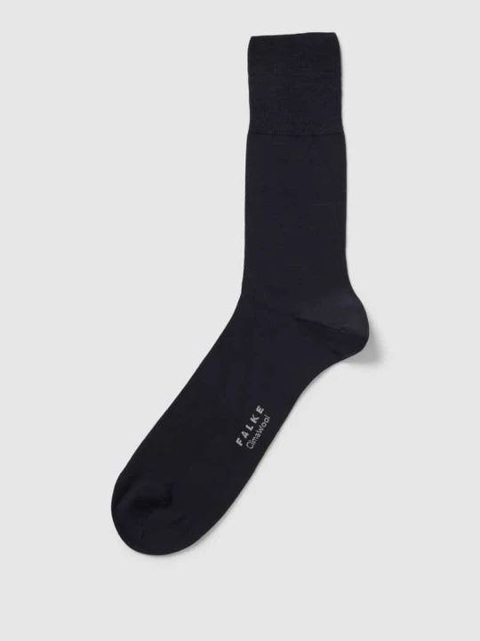 Zdjęcie produktu Skarpety z dodatkiem wełny model ‘ClimaWool’ Falke Granatowy