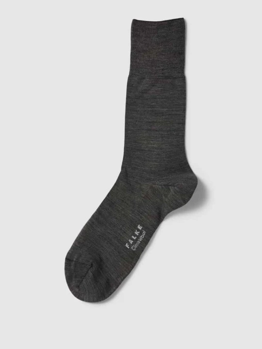 Zdjęcie produktu Skarpety z dodatkiem wełny model ‘ClimaWool’ Falke Antracytowy