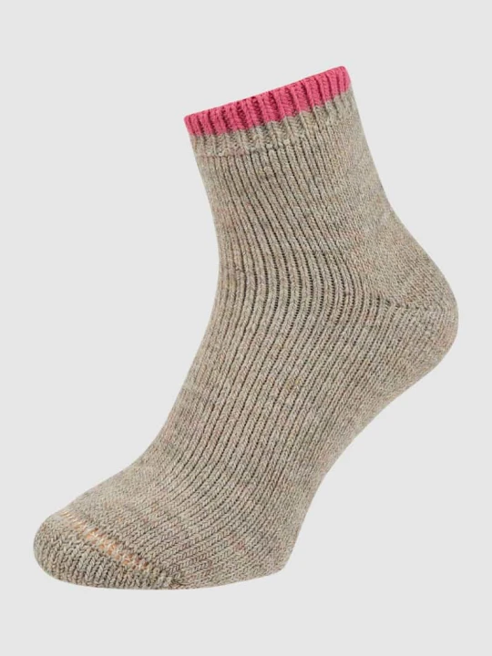 Zdjęcie produktu Skarpety z dodatkiem wełny model „COSY PLUSH” Falke Beżowy melanż