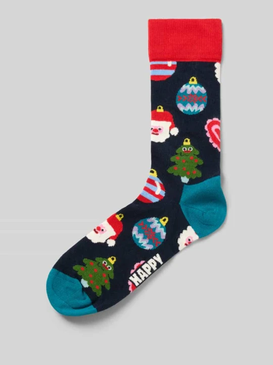 Zdjęcie produktu Skarpety z elastycznej mieszanki bawełny Happy Socks Granatowy
