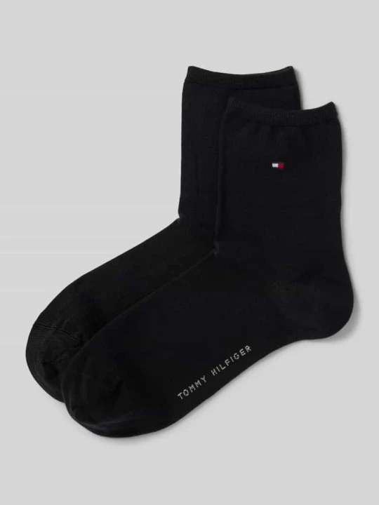 Zdjęcie produktu Skarpety z elastycznymi ściągaczami w zestawie 2 szt. Tommy Hilfiger Czarny