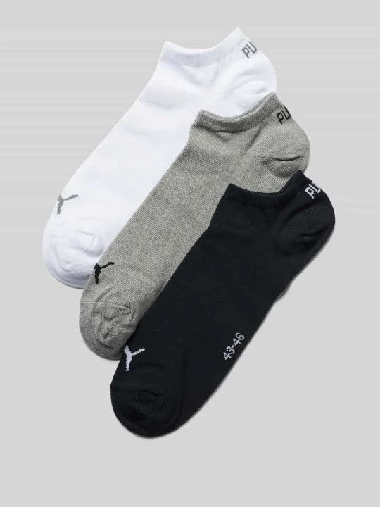 Zdjęcie produktu Skarpety z elastycznymi ściągaczami w zestawie 3 szt. Puma Złamany biały