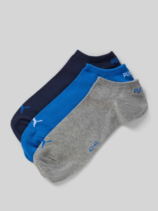 Zdjęcie produktu Skarpety z elastycznymi ściągaczami w zestawie 3 szt. Puma Niebieski