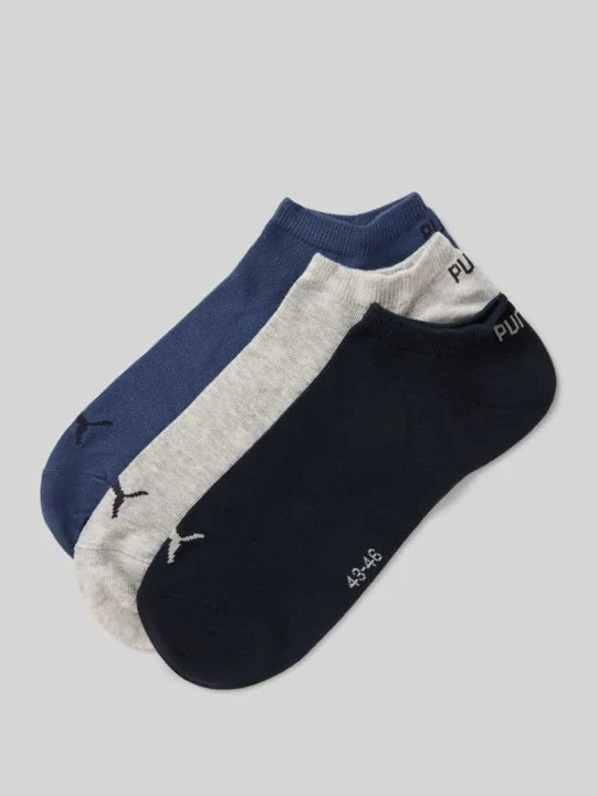 Zdjęcie produktu Skarpety z elastycznymi ściągaczami w zestawie 3 szt. Puma Ciemnoniebieski