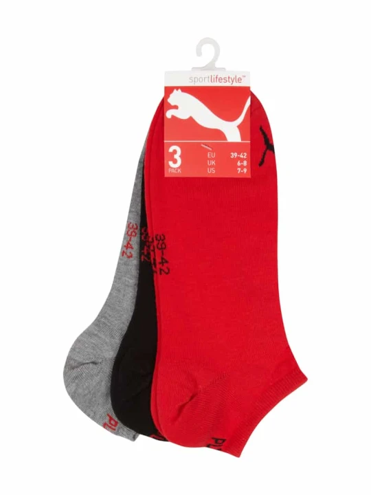 Zdjęcie produktu Skarpety z elastycznymi ściągaczami w zestawie 3 szt. Puma Czarny