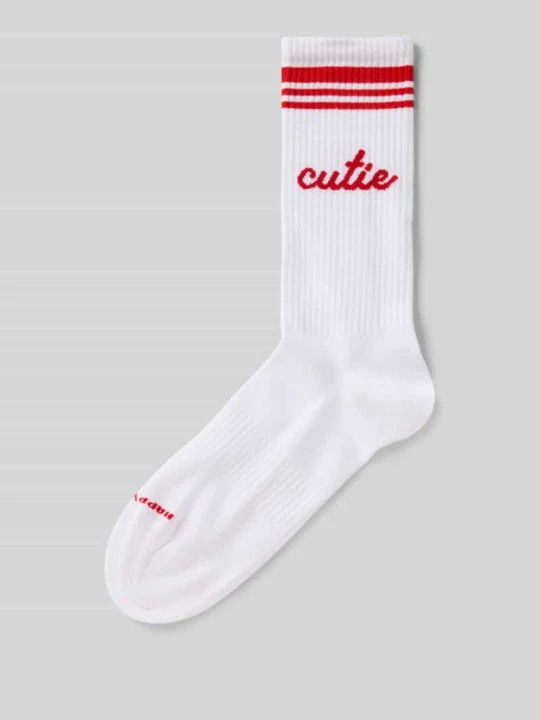 Zdjęcie produktu Skarpety z Mieszanka bawełny Model 'Cutie' Happy Socks Biały