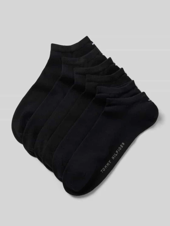 Zdjęcie produktu skarpety z mieszanka bawełny w zestaw 6 par Tommy Hilfiger Czarny