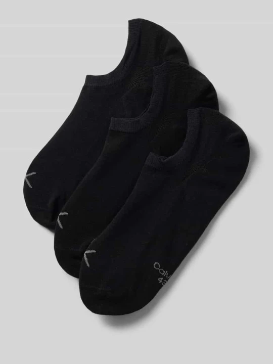 Zdjęcie produktu Skarpety z mieszanki bawełny model 'FOOTIE' Calvin Klein Czarny