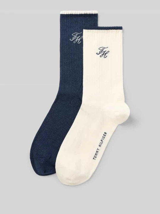 Zdjęcie produktu skarpety z mieszanki bawełny Tommy Hilfiger Ciemnoniebieski