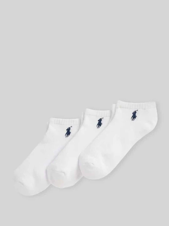 Zdjęcie produktu Skarpety z mieszanki bawełny w zestaw 3 szt. Polo Ralph Lauren Biały