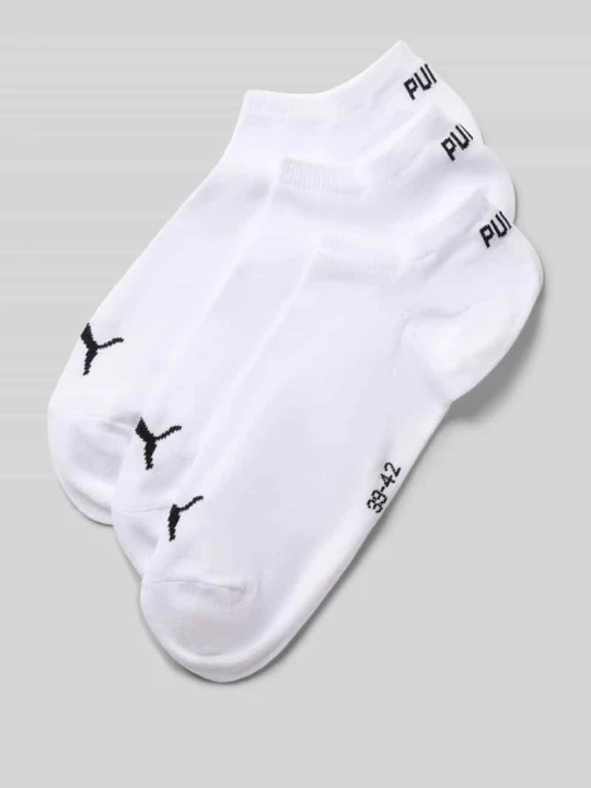 Zdjęcie produktu Skarpety z mieszanki bawełny w zestaw 3 szt. Puma Biały