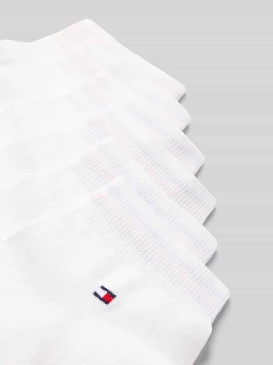 Zdjęcie produktu Skarpety z mieszanki bawełny w zestaw 6 par model 'QUARTER 6P' Tommy Hilfiger Biały