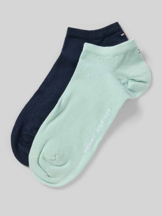 Zdjęcie produktu Skarpety z mieszanki bawełny w zestawie 2 szt. Tommy Hilfiger Miętowy