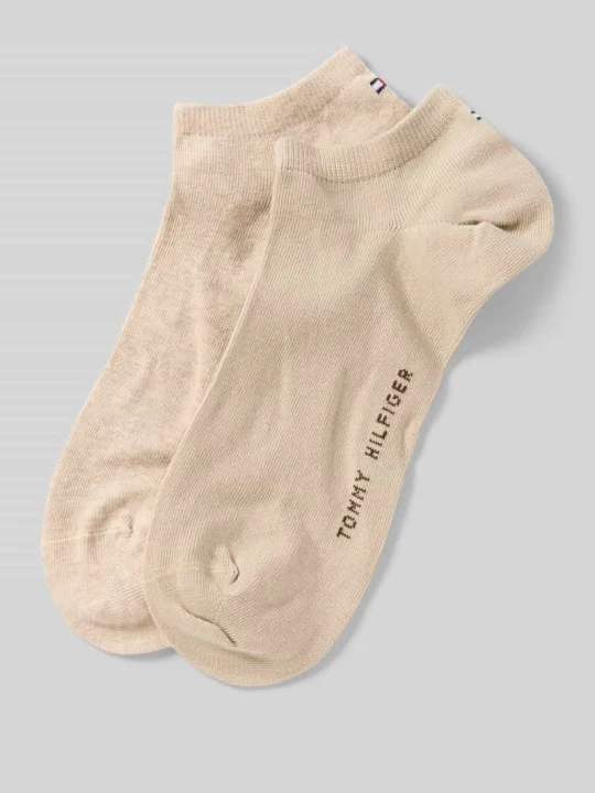 Zdjęcie produktu Skarpety z mieszanki bawełny w zestawie 2 szt. Tommy Hilfiger Piaskowy