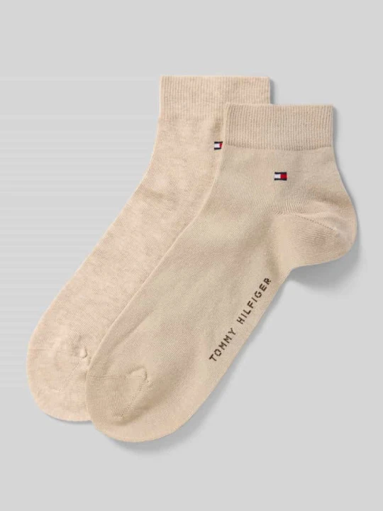 Zdjęcie produktu Skarpety z mieszanki bawełny w zestawie 2 szt. Tommy Hilfiger Piaskowy