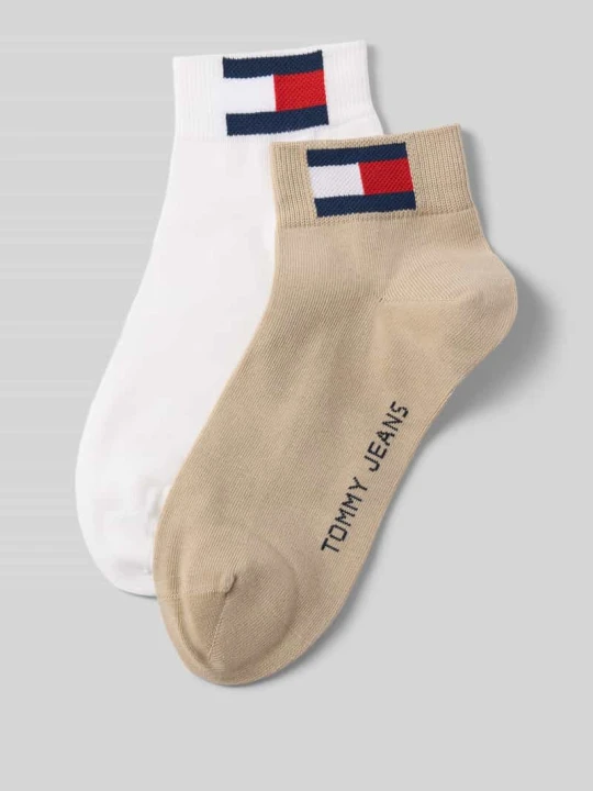 Zdjęcie produktu Skarpety z mieszanki bawełny w zestawie 2 szt. Tommy Hilfiger Piaskowy