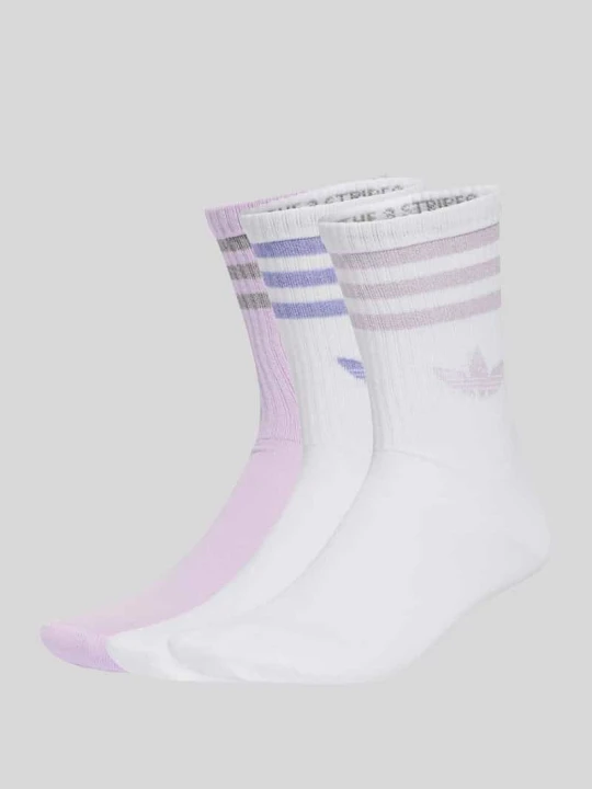 Zdjęcie produktu Skarpety z mieszanki bawełny w zestawie 3 szt. adidas Originals Jasnofioletowy