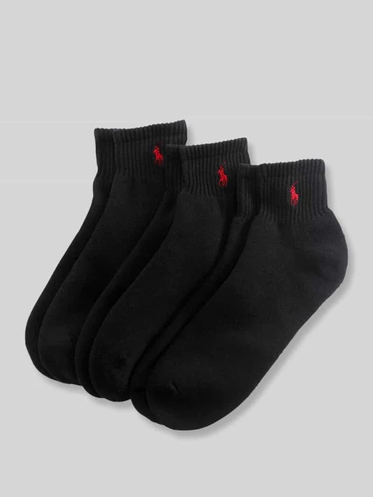 Zdjęcie produktu Skarpety z Mieszanka bawełny w Zestaw 3 szt. Polo Ralph Lauren Czarny