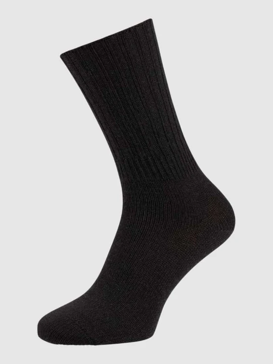 Zdjęcie produktu Skarpety z mieszanki żywej wełny model Striggings Falke Antracytowy melanż