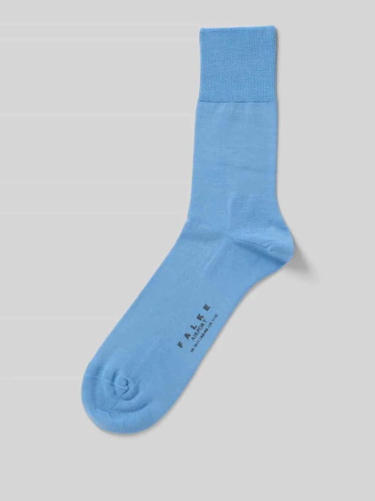 Zdjęcie produktu Skarpety z mieszanki żywej wełny model ‘Airport Sock’ Falke Niebieski