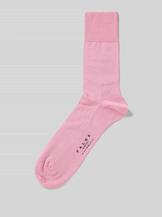 Zdjęcie produktu Skarpety z mieszanki żywej wełny model ‘Airport Sock’ Falke Jasnoróżowy