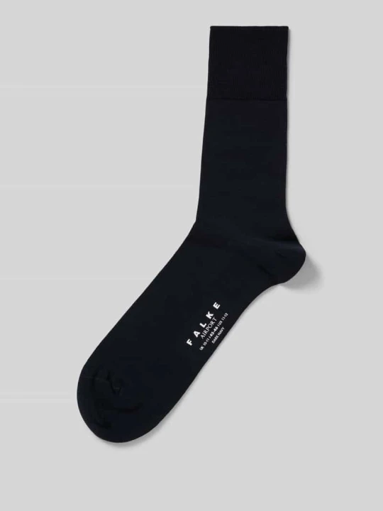 Zdjęcie produktu Skarpety z mieszanki żywej wełny model ‘Airport Sock’ Falke Granatowy