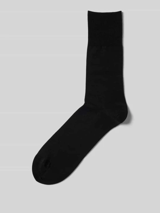 Zdjęcie produktu Skarpety z mieszanki żywej wełny model ‘Airport Sock’ Falke Czarny