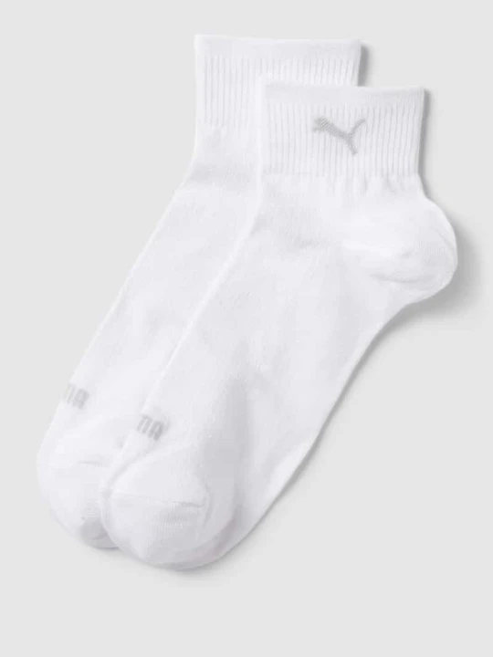 Zdjęcie produktu Skarpety z nadrukiem z logo w zestawie 2 szt. Puma Biały