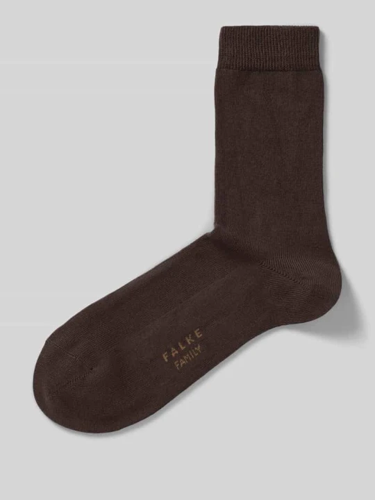 Zdjęcie produktu Skarpety z napisem z logo model ‘FAMILY’ Falke Ciemnobrązowy