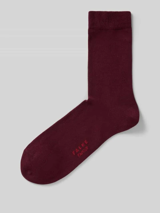 Zdjęcie produktu Skarpety z napisem z logo model ‘FAMILY’ Falke Bordowy