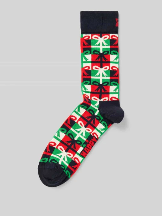 Zdjęcie produktu Skarpety z napisem z logo model ‘Multi Color Gift’ Happy Socks