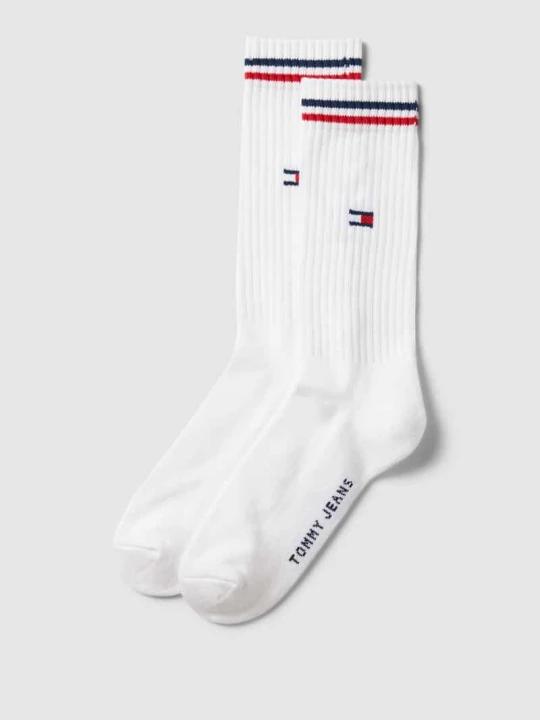 Zdjęcie produktu Skarpety z paskami w kontrastowym kolorze w zestawie 2 szt. Tommy Hilfiger