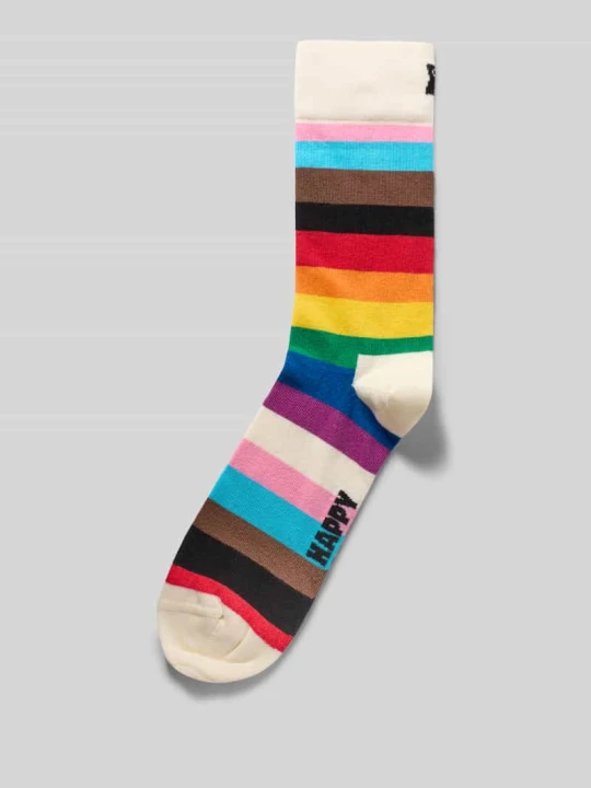 Zdjęcie produktu Skarpety z pride edition nadrukiem Happy Socks Złamany biały