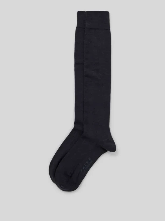 Zdjęcie produktu Skarpety z wyhaftowanym logo Falke Granatowy