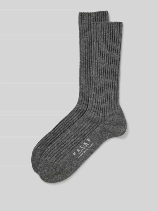 Zdjęcie produktu Skarpety z Mieszanka wełny z dodatkiem kaszmiru Model 'COSY' Falke Jasnoszary