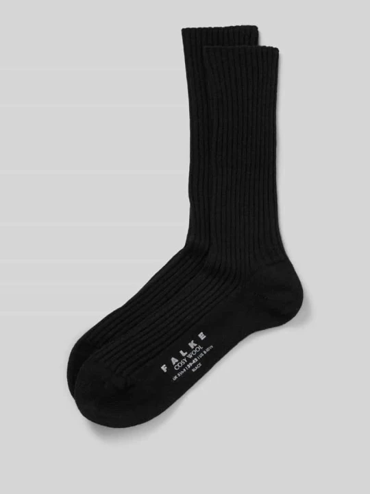 Zdjęcie produktu Skarpety z Mieszanka wełny z dodatkiem kaszmiru Model 'COSY' Falke Czarny