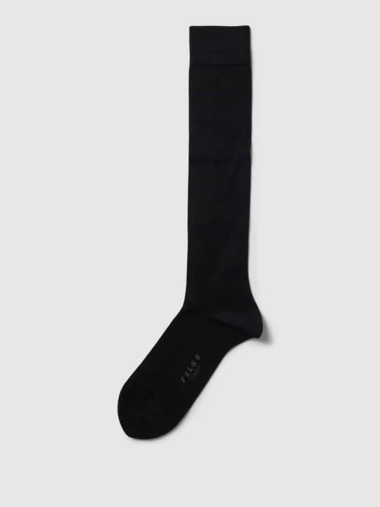 Zdjęcie produktu Podkolanówki z wyhaftowanym logo model 'Tiago' Falke Czarny