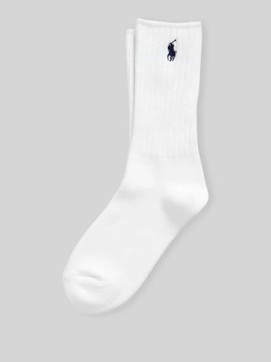 Zdjęcie produktu skarpety z wyhaftowanym logo Polo Ralph Lauren Biały