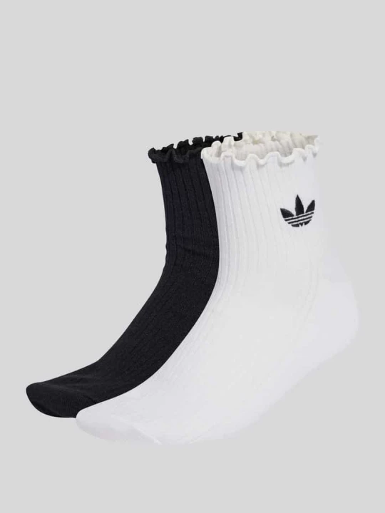 Zdjęcie produktu skarpety z wyhaftowanym logo w zestaw 2 szt. adidas Originals Biały