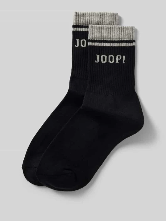 Zdjęcie produktu Skarpety z wyhaftowanym logo w zestawie 2 szt. JOOP! Czarny