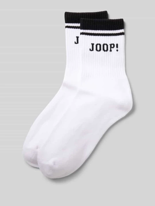 Zdjęcie produktu Skarpety z wyhaftowanym logo w zestawie 2 szt. JOOP! Biały