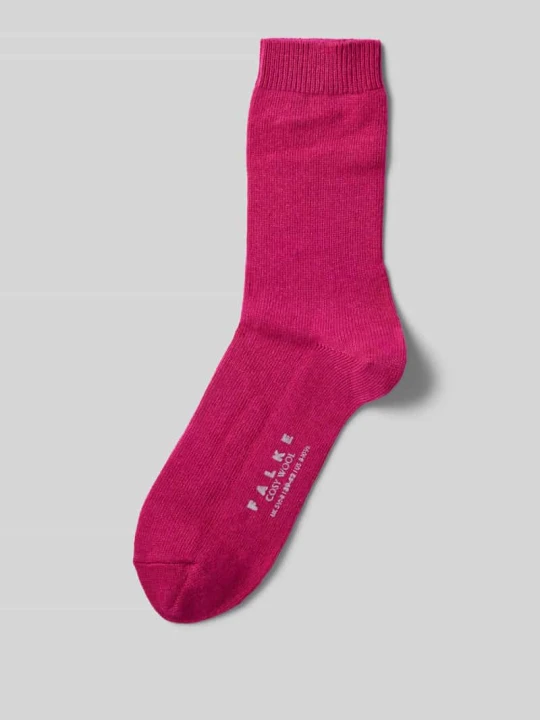 Zdjęcie produktu Skarpety z wysokiej jakości mieszanki wełny i kaszmiru model ‘COSY WOOL’ Falke Mocnoróżowy