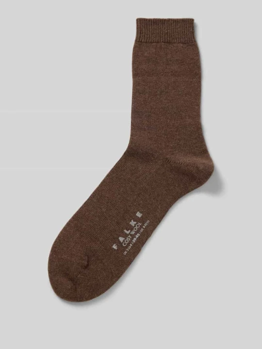 Zdjęcie produktu Skarpety z wysokiej jakości mieszanki wełny i kaszmiru model ‘COSY WOOL’ Falke Beżowy melanż