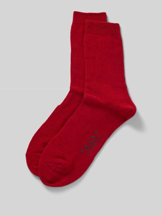 Zdjęcie produktu Skarpety z wysokiej jakości mieszanki wełny i kaszmiru model ‘COSY WOOL’ Falke Czerwony