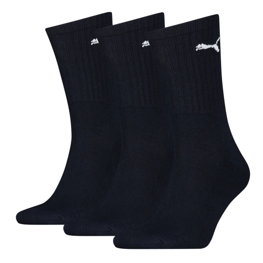 Zdjęcie produktu Skarpety za kostkÄ™ PUMA Unisex w paski â€” trÃ³jpak, OdzieÅ¼, Niebieski Dark Navy